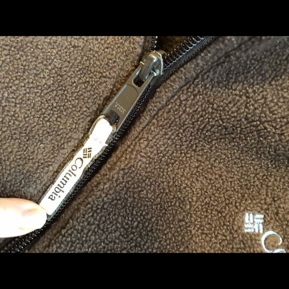 Columbia Fleece Large Light blue and brown - Picture 4 of 5